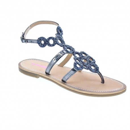 Sandalias Les Tropeziennes zapatos Mujer modelo Ofelie Plata 