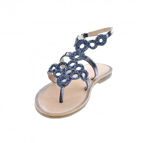 Sandalias Les Tropeziennes zapatos Mujer modelo Ofelie Plata 