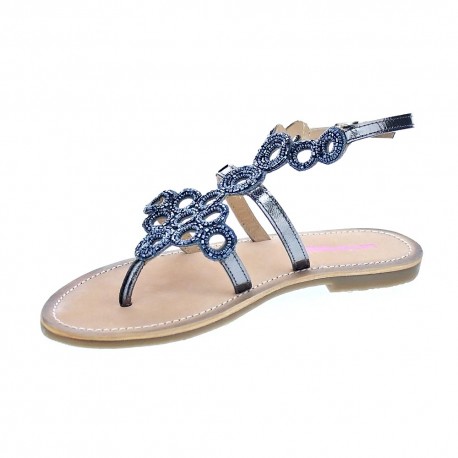 Sandalias Les Tropeziennes zapatos Mujer modelo Ofelie Plata 