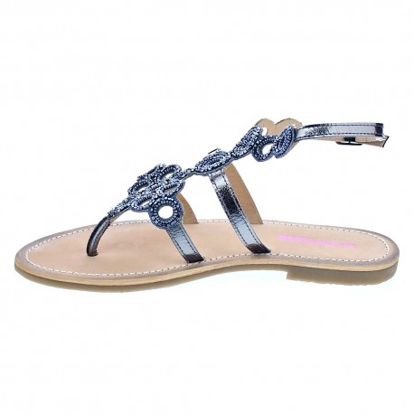 Sandalias Les Tropeziennes zapatos Mujer modelo Ofelie Plata 