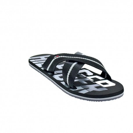 Chanclas Tommy Hilfiger zapatos Hombre modelo Bold Hilfiger Cross Beach Sandal Negro 