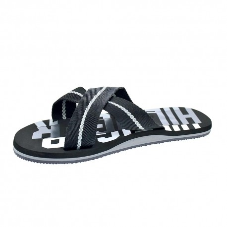 Chanclas Tommy Hilfiger zapatos Hombre modelo Bold Hilfiger Cross Beach Sandal Negro 