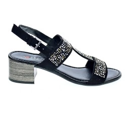Sandalias Repo zapatos Mujer modelo 30225 Negro  2