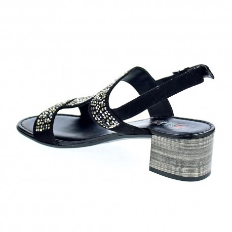 Sandalias Repo zapatos Mujer modelo 30225 Negro 
