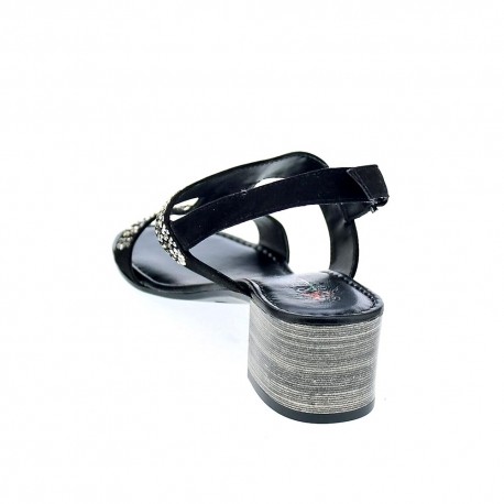 Sandalias Repo zapatos Mujer modelo 30225 Negro 