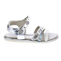 Sandalias Mtng zapatos Niña modelo 47550 Plata  2