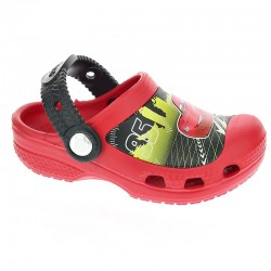Zuecos Crocs zapatos Niño modelo Cc Lightning McQueen Clog Rojo 
