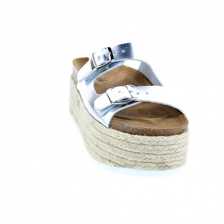 Sandalias Mama Lola zapatos Mujer modelo Formentera Plata 