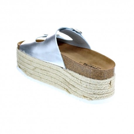 Sandalias Mama Lola zapatos Mujer modelo Formentera Plata 
