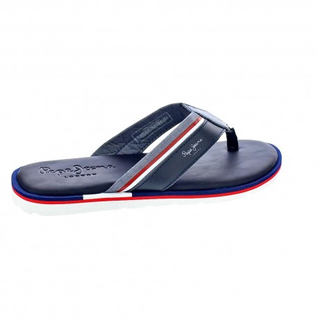 Sandalias Pepe Jeans zapatos Hombre modelo Barrel Fabric Azul 