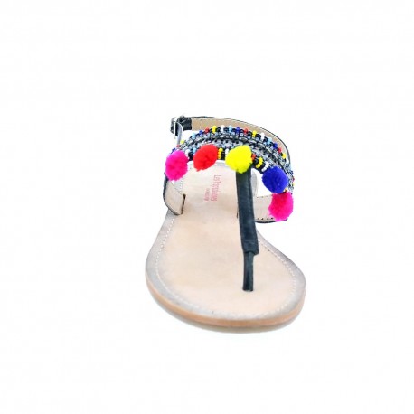 Sandalias Les Tropeziennes zapatos Mujer modelo Oct Negro 