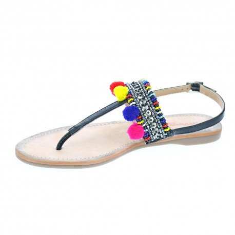 Sandalias Les Tropeziennes zapatos Mujer modelo Oct Negro 