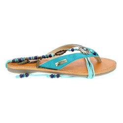 Sandalias Les Tropeziennes zapatos Mujer modelo Odeline Azul  2