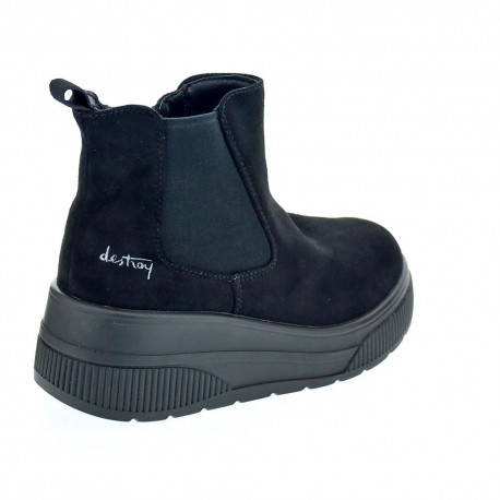 Botines Destroy zapatos Niña modelo D800403 Negro 