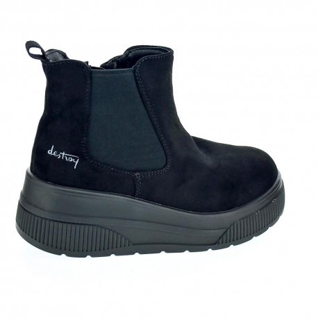 Botines Destroy zapatos Niña modelo D800403 Negro 