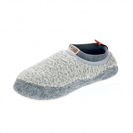 Pantuflas Napapijri zapatos Mujer modelo Misan Gris 