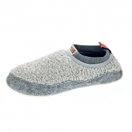 Pantuflas Napapijri zapatos Mujer modelo Misan Gris 