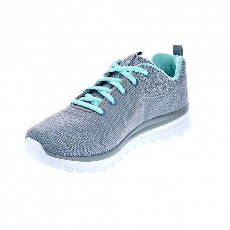 Zapatillas SKECHERS 12614-gymn gris para mujer