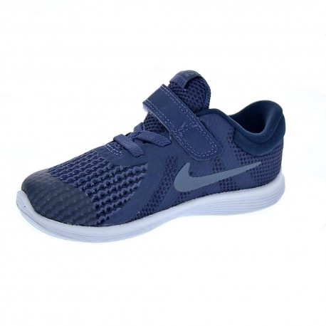 Zapatillas Nike zapatos Niño modelo Revolution 4 Gris 