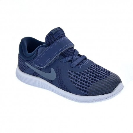 Zapatillas Nike zapatos Niño modelo Revolution 4 Gris 