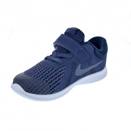 Zapatillas Nike zapatos Niño modelo Revolution 4 Gris 