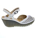 Sandalias Fly London zapatos Mujer modelo Yum Blanco 