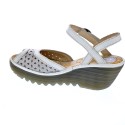 Sandalias Fly London zapatos Mujer modelo Yum Blanco 