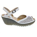 Sandalias Fly London zapatos Mujer modelo Yum Blanco 