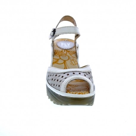 Sandalias Fly London zapatos Mujer modelo Yum Blanco 