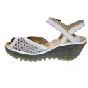 Sandalias Fly London zapatos Mujer modelo Yum Blanco 