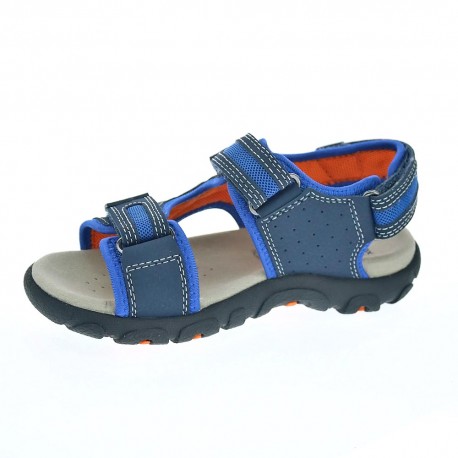 Sandalias Geox zapatos Niño modelo Strada Azul 