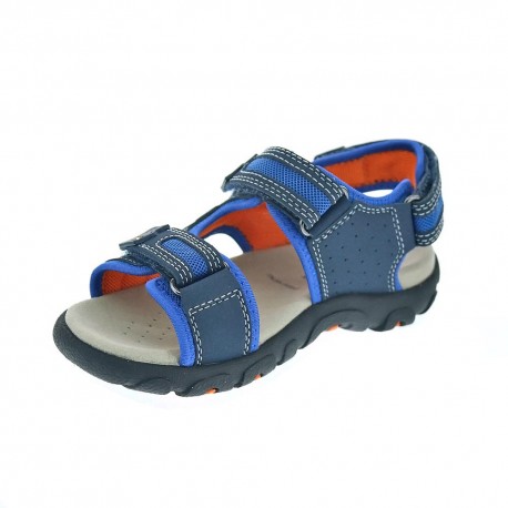 Sandalias Geox zapatos Niño modelo Strada Azul 