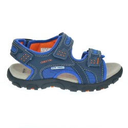 Sandalias Geox zapatos Niño modelo Strada Azul  2