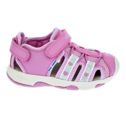 Sandalias Geox zapatos Niña modelo Multy Girl Rosa  2