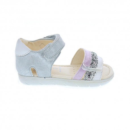 Sandalias Geox zapatos Niña modelo Alul Girl Plata 