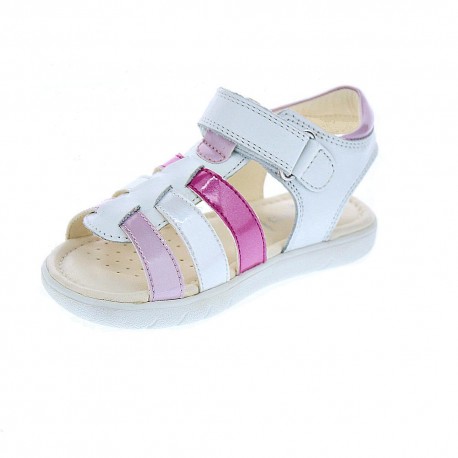 Sandalias Geox zapatos Niña modelo Alul Girl Blanco 