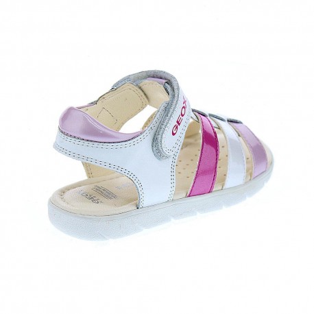 Sandalias Geox zapatos Niña modelo Alul Girl Blanco 