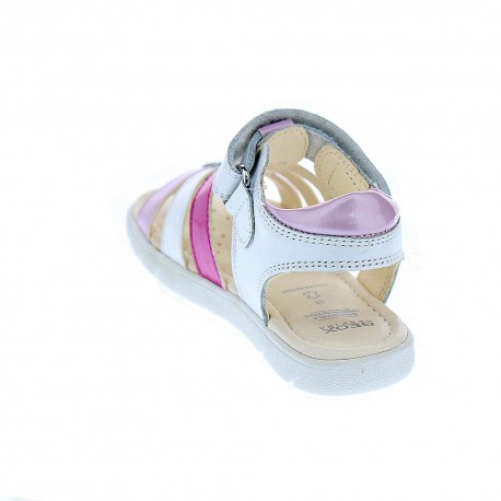 Sandalias Geox zapatos Niña modelo Alul Girl Blanco 