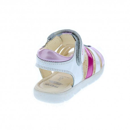 Sandalias Geox zapatos Niña modelo Alul Girl Blanco 