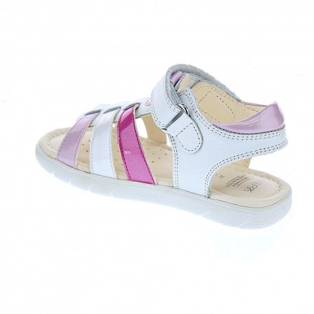 Sandalias Geox zapatos Niña modelo Alul Girl Blanco 