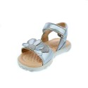Sandalias Geox zapatos Niña modelo Hahiti Plata 