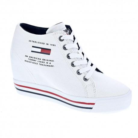 tommy jeans wedge sneaker