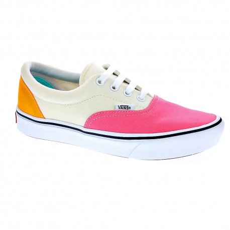 vans era mujer rosas