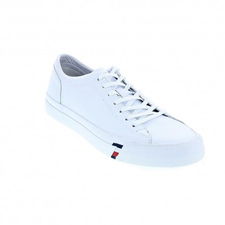 Zapatillas Tommy Hilfiger zapatos Hombre modelo Corporate Leather Blanco 