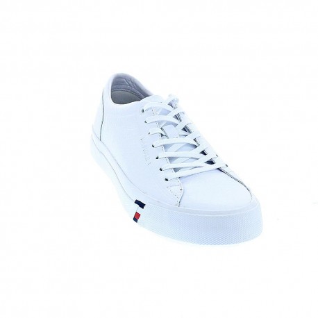 Zapatillas Tommy Hilfiger zapatos Hombre modelo Corporate Leather Blanco 
