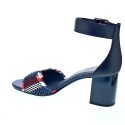 Sandalias Tommy Hilfiger zapatos Mujer modelo Tommy Raffia Heeled Azul 