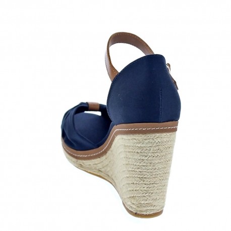 Sandalias Tommy Hilfiger zapatos Mujer modelo Iconic Elena Sandal Azul 