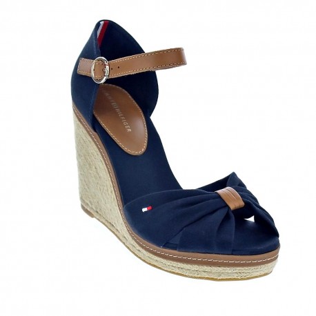 Sandalias Tommy Hilfiger zapatos Mujer modelo Iconic Elena Sandal Azul 