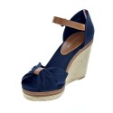 Sandalias Tommy Hilfiger zapatos Mujer modelo Iconic Elena Sandal Azul 