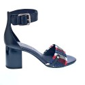 Sandalias Tommy Hilfiger zapatos Mujer modelo Tommy Raffia Heeled Azul 
